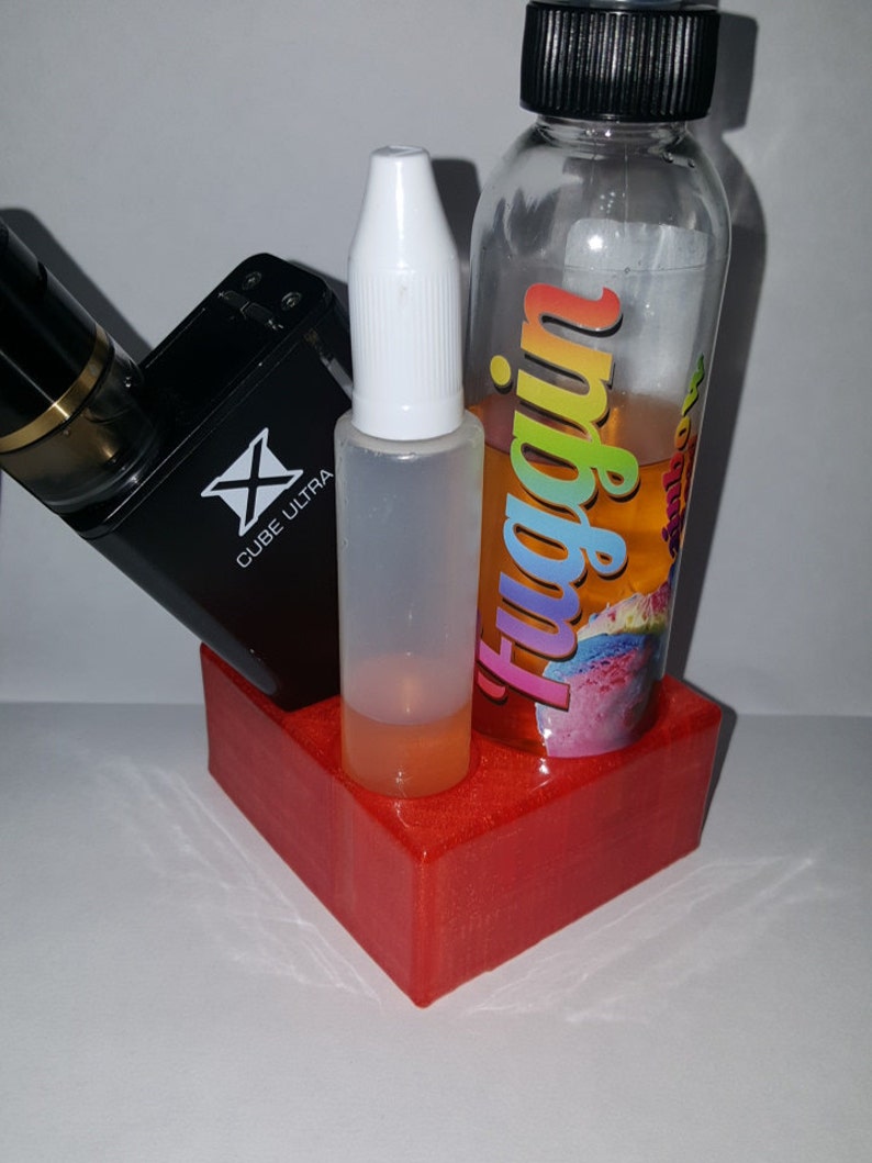 Custom 3d printed Vape Box Mod and E-Cig desk stand with ...