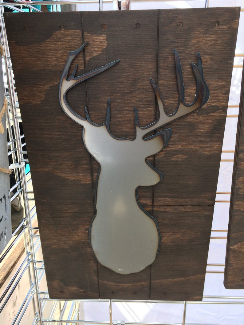 Metal Deer Cutout Etsy