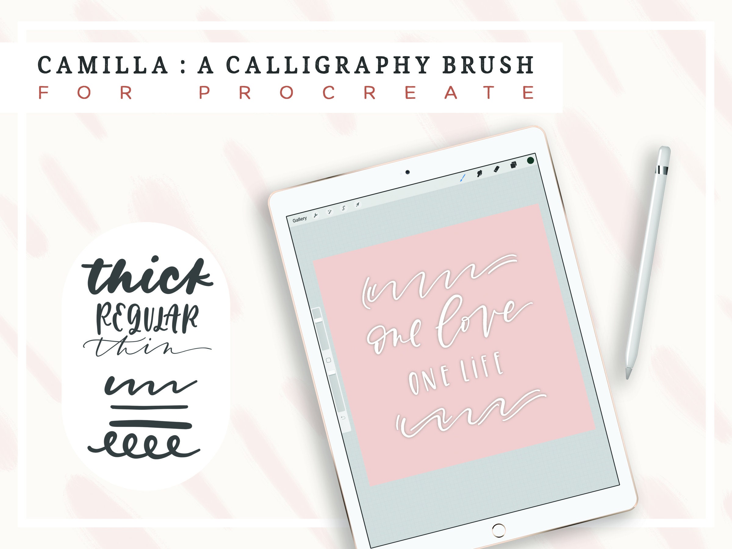 Camilla PROCREATE Brush digital Brushipad Pro Downloadipad Procreate