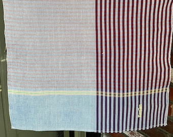 HCS 064 S, Scarf, Handwoven 100% cotton Scarf with Hand Dyed (Krama Khmer), Authentic handmade Krama scarf