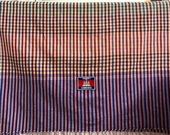 HCS 007 XL Scarf, Authentic handmade shawl, Handmade 100% cotton Scarf with Hand dyed (Krama Khmer), Handwoven Cotton shawl.