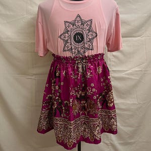 SK 003, XXS -L, Skirt and Top in one. Khmer, Thai, Lao, Asian skirt, Made in Cambodia, Khmer product. Cambodian product. Elastic stretch