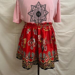 SK 002, XXS -L, Skirt and Top in one. Khmer, Thai, Lao, Asian skirt, Made in Cambodia, Khmer product. Cambodian product. Elastic stretch