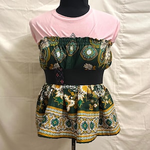 SK 004, XXS -L, Skirt and Top in one. Khmer, Thai, Lao, Asian skirt, Made in Cambodia, Khmer product. Cambodian product. Elastic stretch