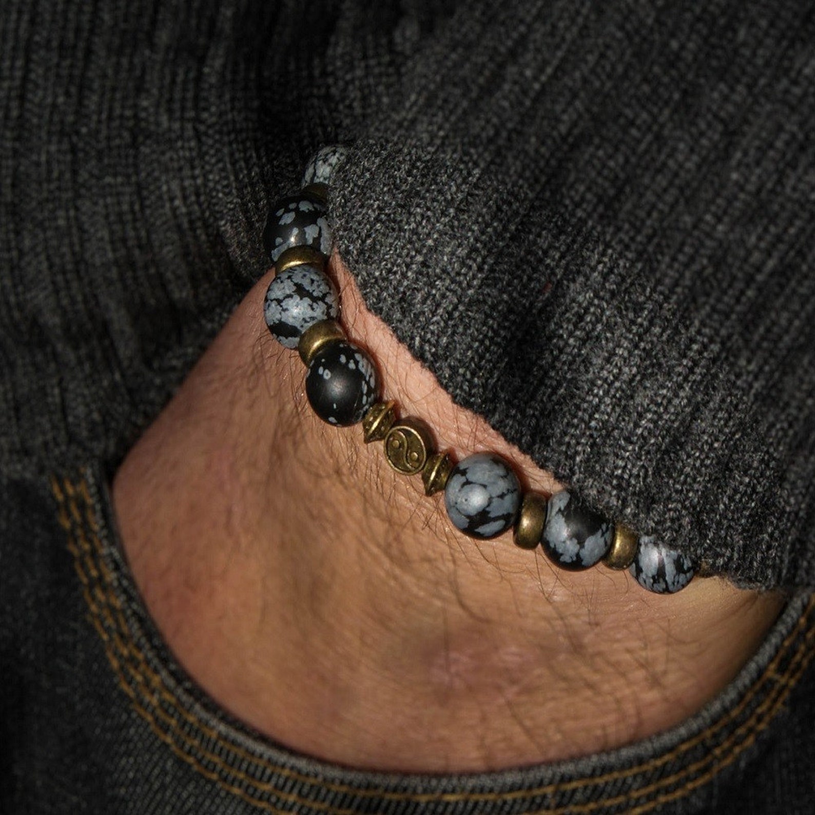 Martial Art Jewelry Men Gemstone Bracelet Healing Bracelet Men Etsy