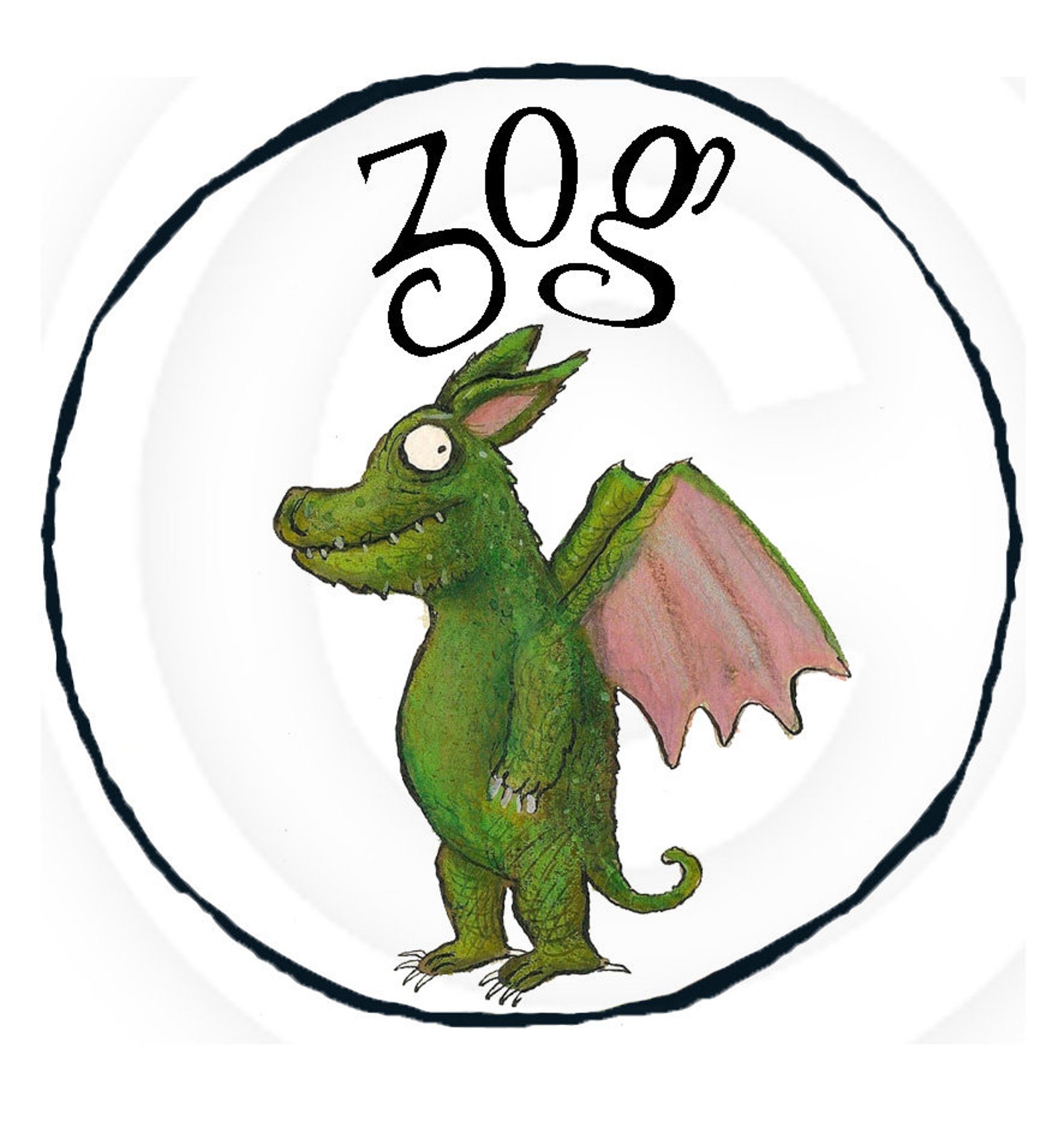 Zog The Dragon by Julia Donaldson 30 Flag Character Banner | Etsy