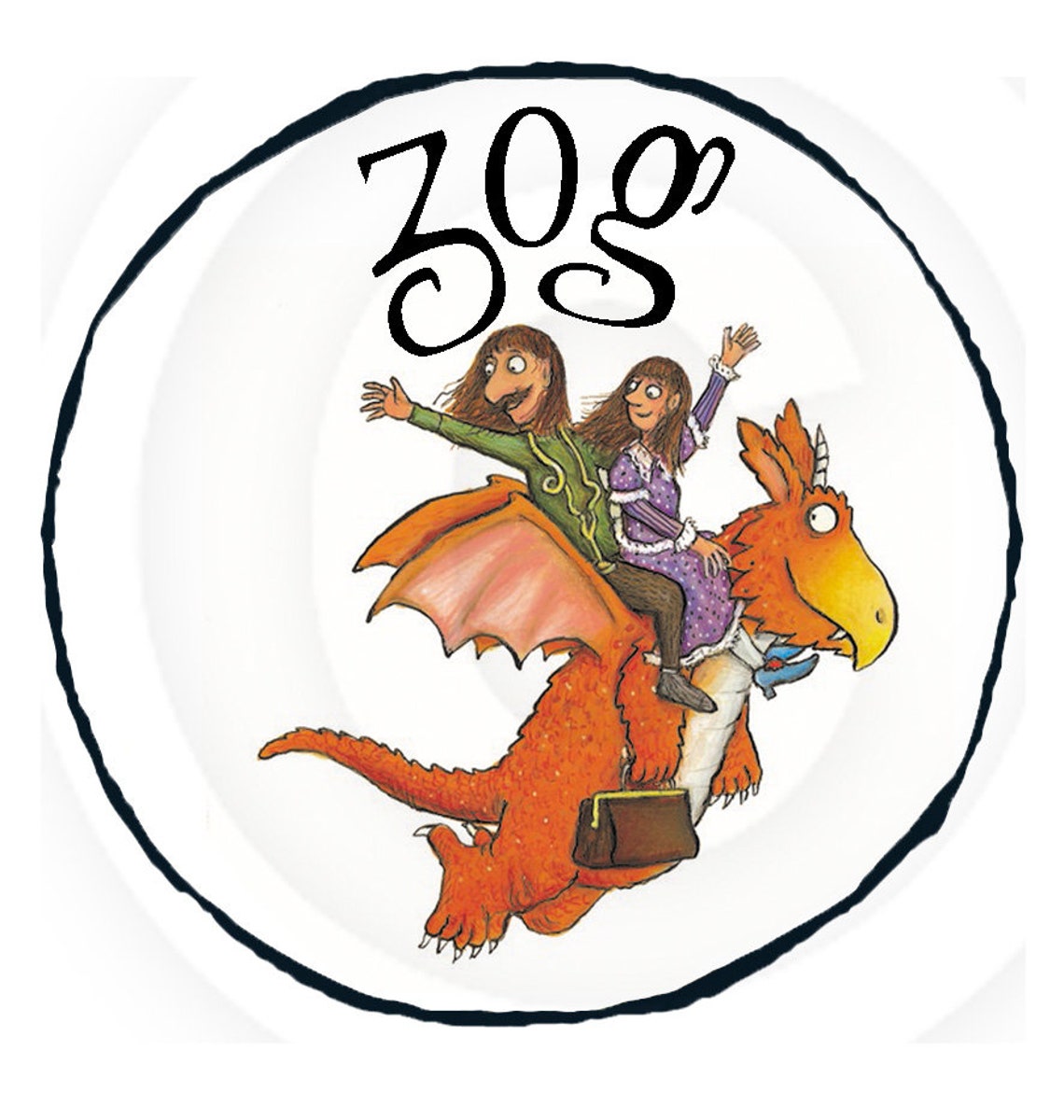 Zog The Dragon by Julia Donaldson 30 Flag Character Banner | Etsy