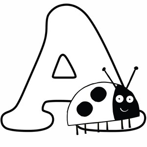 What The Ladybird Heard 37 Page Alphabet And Number Colouring | Etsy