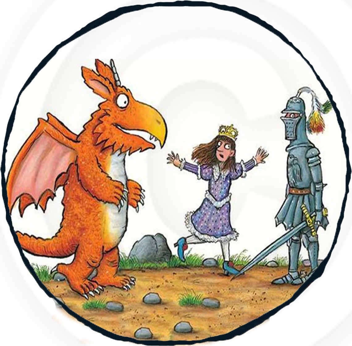 Zog The Dragon by Julia Donaldson 30 Flag Character Banner | Etsy