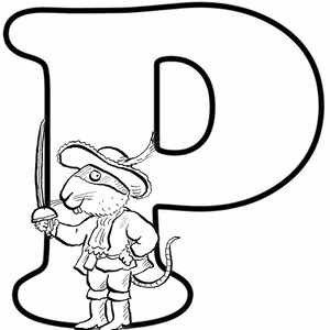 Highway Rat 37 Page Alphabet And Number Colouring Pages | Etsy