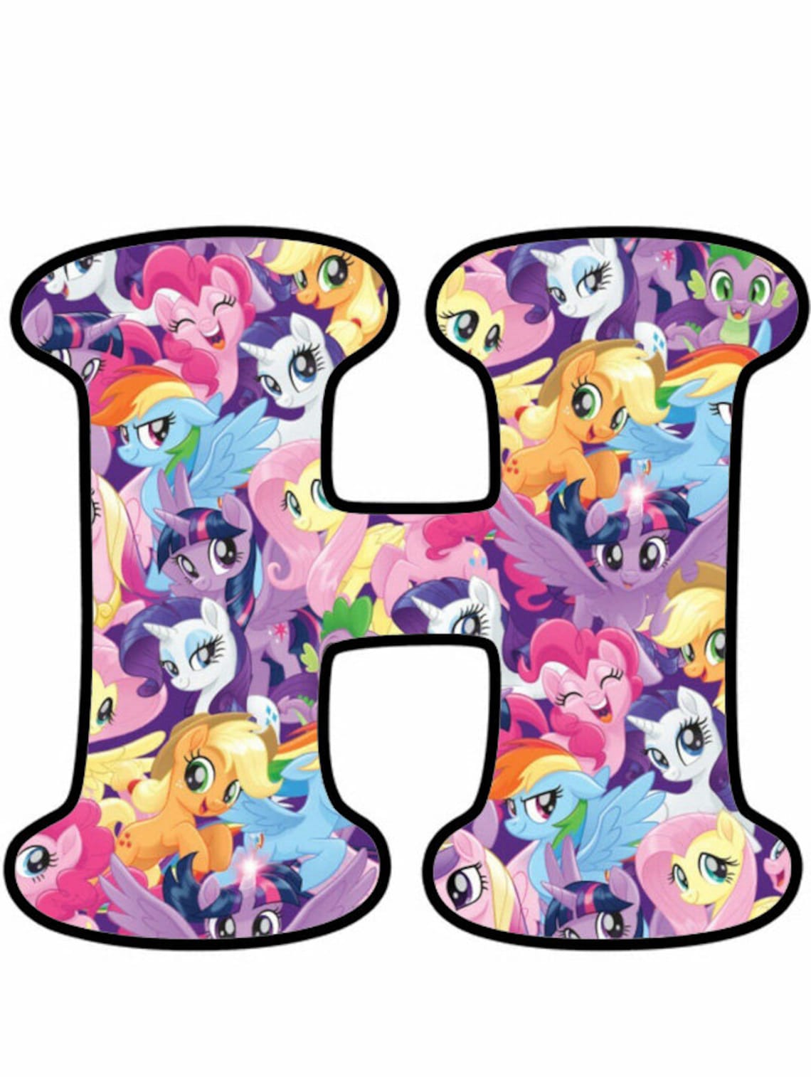 My Little Pony Printable Letters