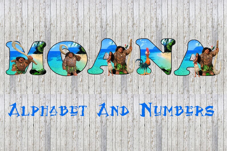 Moana Maui 36 Alphabet And Number Images Party Event Letter Etsy Moana Maui 36 Alphabet And Number Images Party Event Letter Etsy