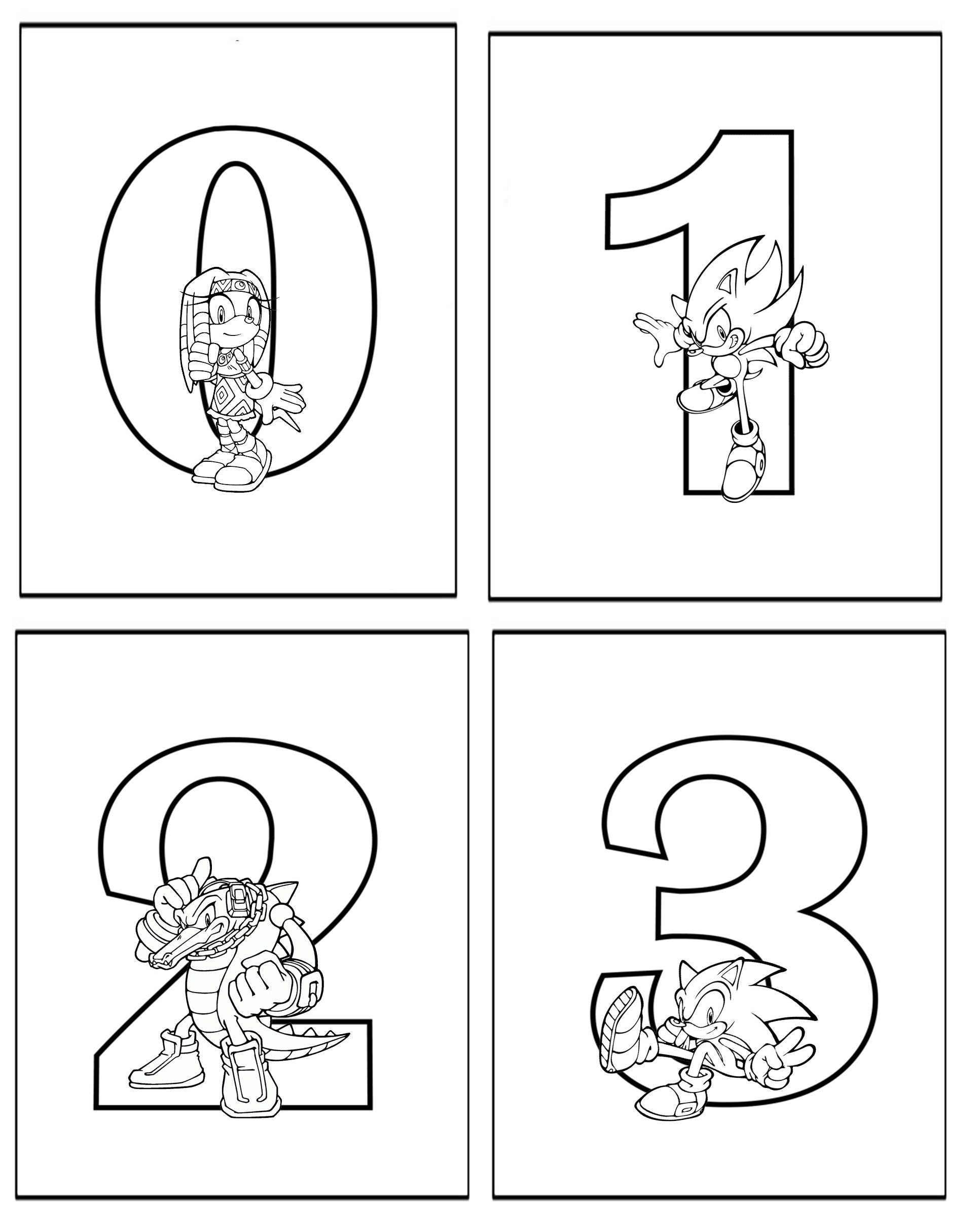 Sonic Printable 37 Page Alphabet Colouring Book Ideal For Etsy
