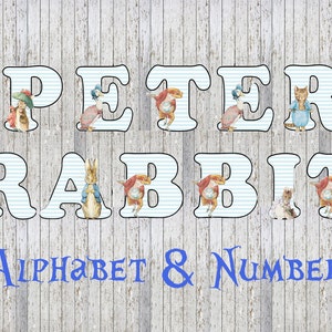 peter rabbit alphabet puzzle