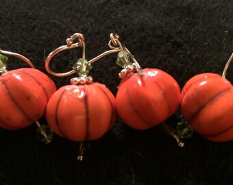 Pumpkin earrings
