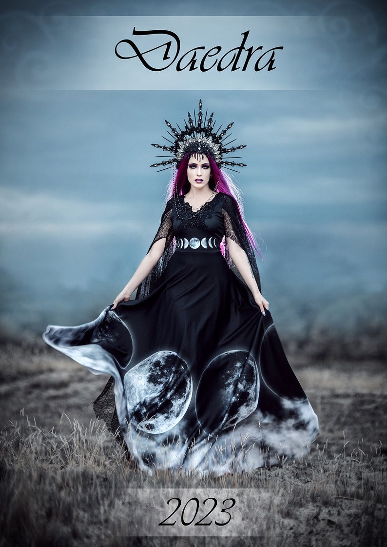 daedra-kalender-2023-gothic-fantasy-alternatief-model-a3-etsy-nederland