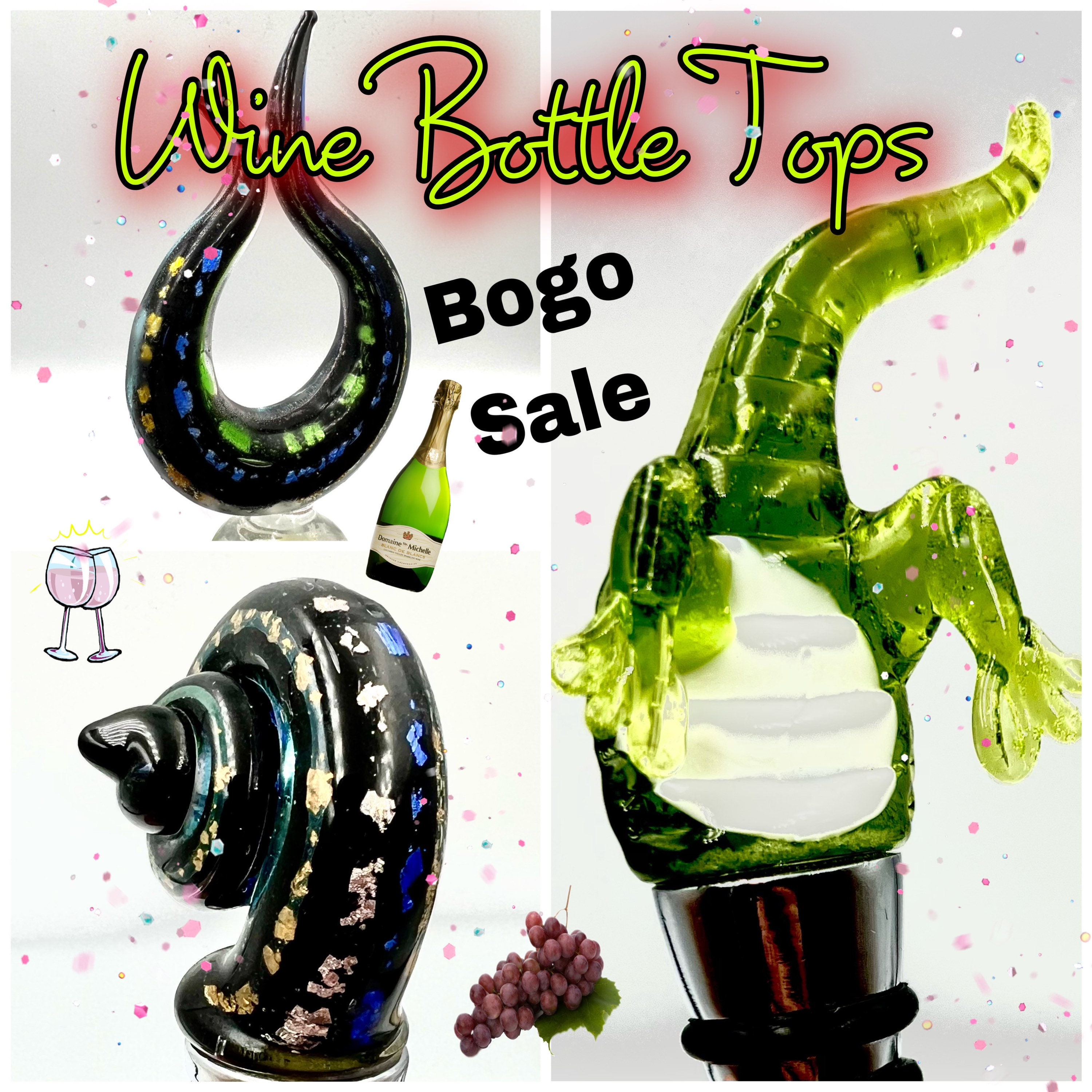Dog Wine Bottle Stoppers Etsy