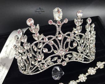 Hair Accessories Tiara, Swarovski Bridal Tiara, Unique Bridal Headpieces, Crystal Wedding Crown, Luxury Wedding Tiara, Crystal Wedding Tiara