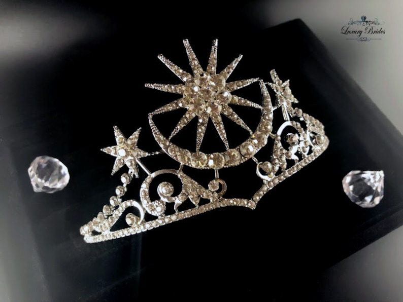 Star Wedding Tiara Crystal Star Tiara Bridal Star Tiara Etsy Hong Kong