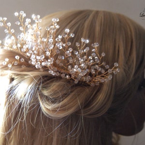 Crystal Bridal Hair Comb, Swarovski Bridal Headpiece, Crystal Hair Headpiece, Wedding Headpiece, Bridal Hair Jewelry, Luxury headpiece