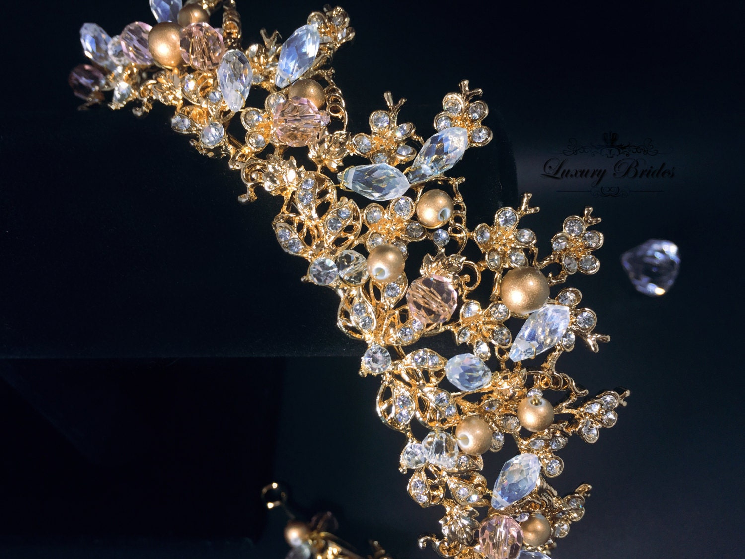 bridal crown headpiece