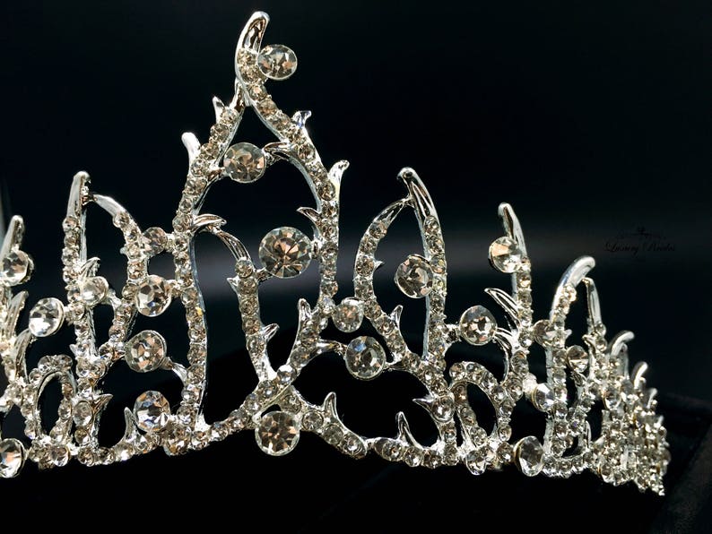 Diadème mariage Katerina cristal strass fait main