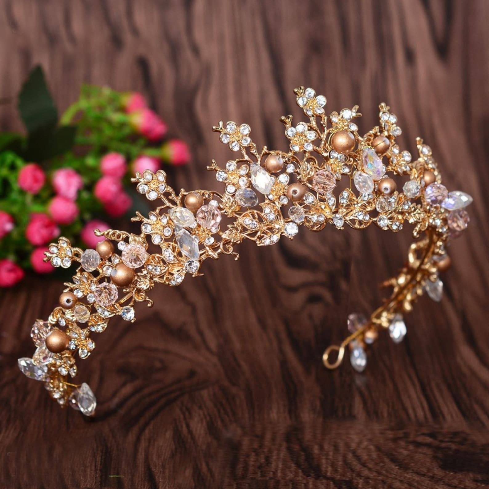 bridal crown headpiece