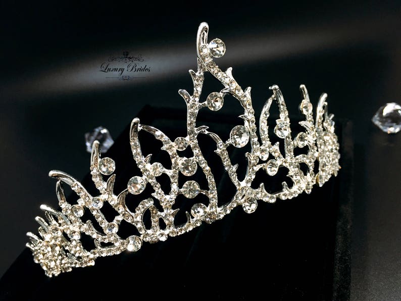 Diadème mariage Katerina cristal strass fait main
