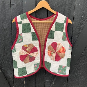 Patchwork Quilt Vest | Small - Etsy