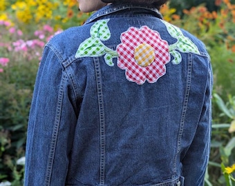 Applikation Jeansjacke