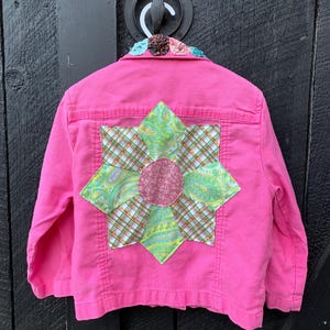 Pink jean jacket