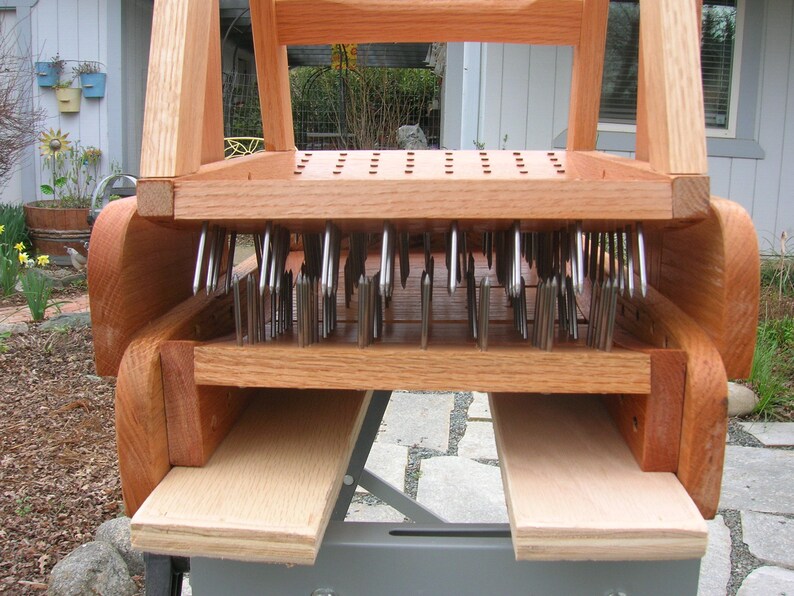 Oak Swing Arm Wool Picker Etsy