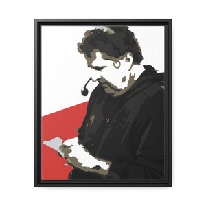Coach Mike Leach Framed Matte Canvas Red, White, and Black image 6