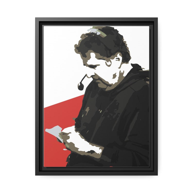 Coach Mike Leach Framed Matte Canvas Red, White, and Black image 5