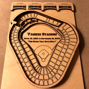 Your Choice Custom Designed, Laser-cut Stadium. image 2