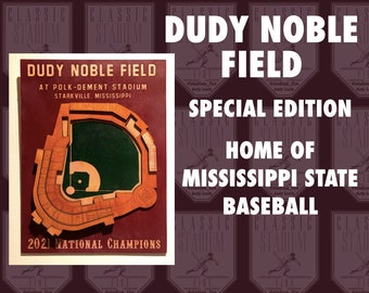 Dudy Noble Field - Mississippi State Bulldogs - Special Edition