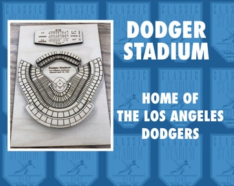 Laser Cut 3D Dodger Stadium