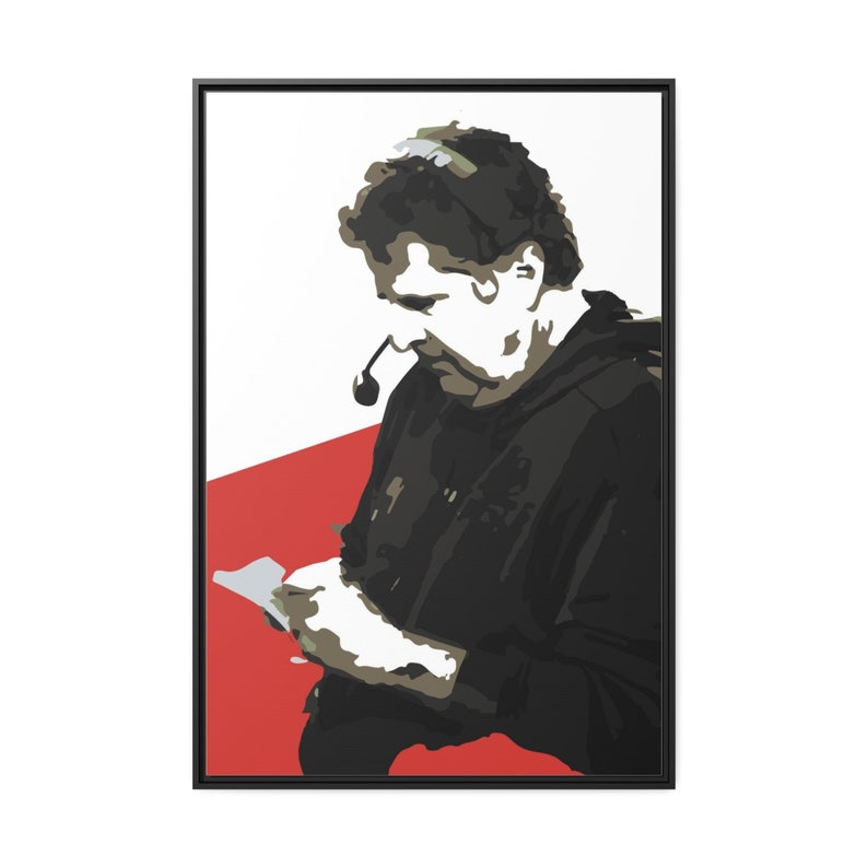 Coach Mike Leach Framed Matte Canvas Red, White, and Black image 10