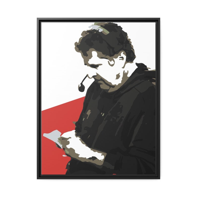 Coach Mike Leach Framed Matte Canvas Red, White, and Black image 9