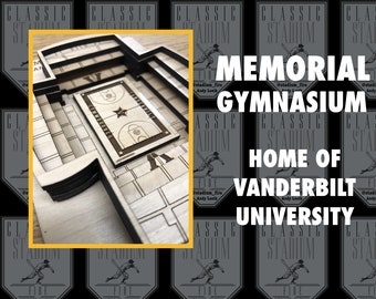 Vanderbilt Memorial Gymnasium - Maple Laser-Cut Arena