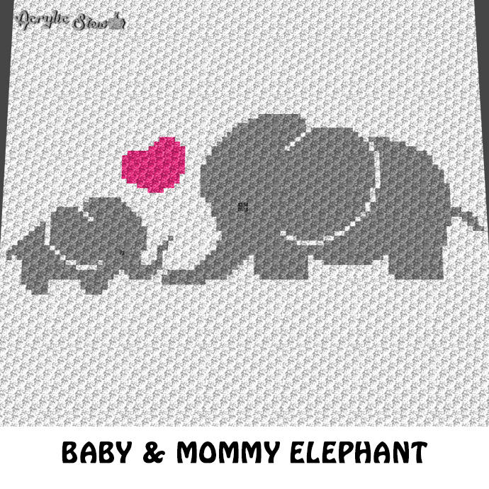 C2c elephant baby blanket pattern sale