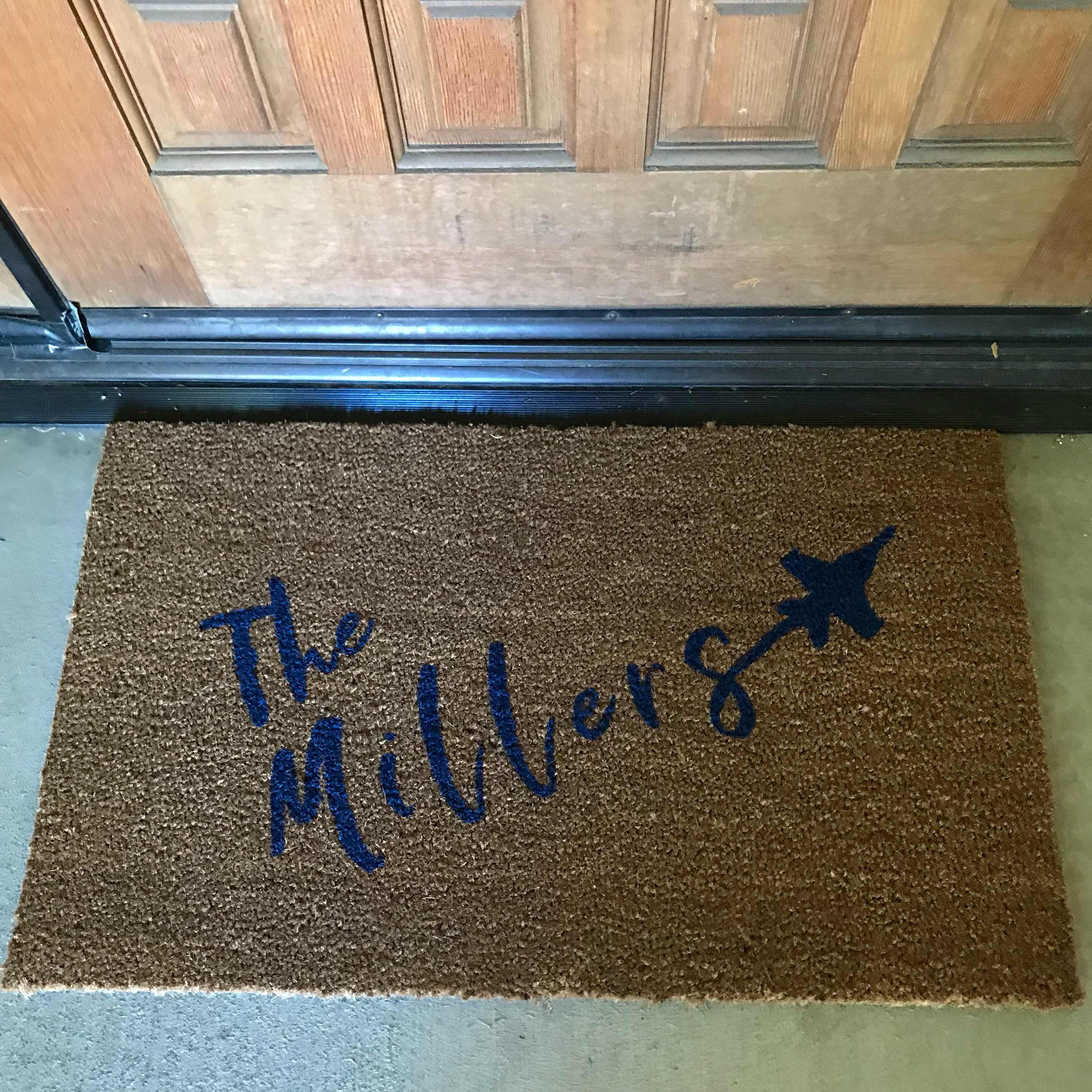 Custom Name Door Mat