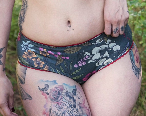 cotton pants red green flowers