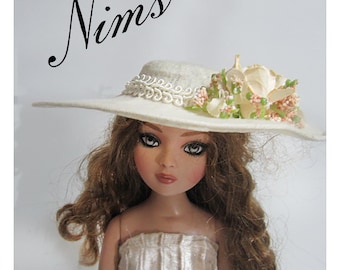 Gorgeous striped beads in this necklace and earring jewelry set for 16 inch fashion dolls Handmade by Nims Tonner Parker and more