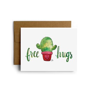 Cartão Cactus Valentine // Impresso em Newport, RI • Embalado em sacos ecológicos compostáveis • Deserto • Planta