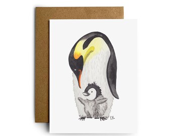 Penguins Greeting Card