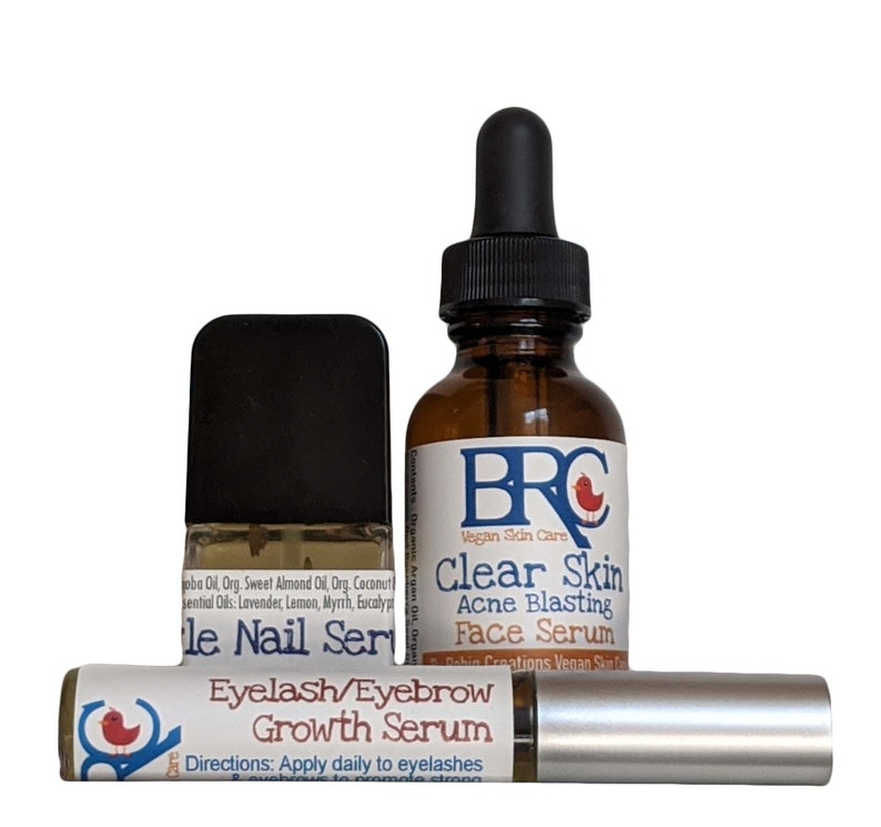 Vegan Serum Set nail Oil Cuticle Oil Nail Repair Eyelash Etsy