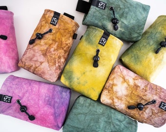 unique tie dye climbing chalk bag