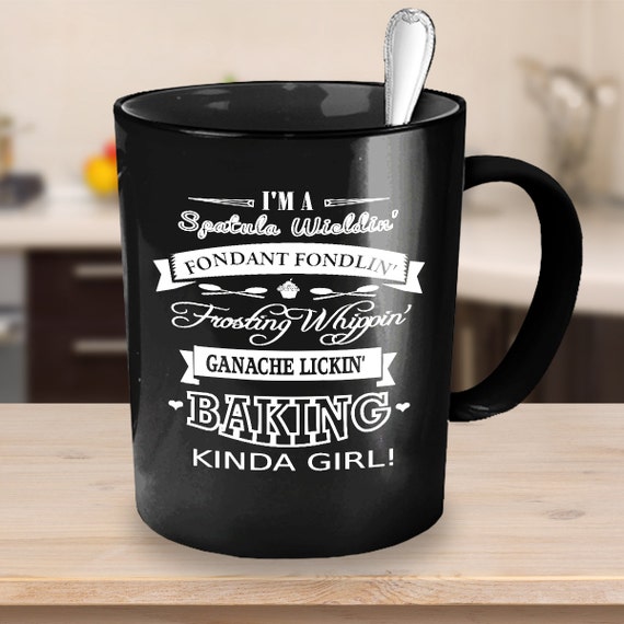 Funny Baking Mug Baker Coffeetea Cup Gift Mig Idea Cake Baker Etsy