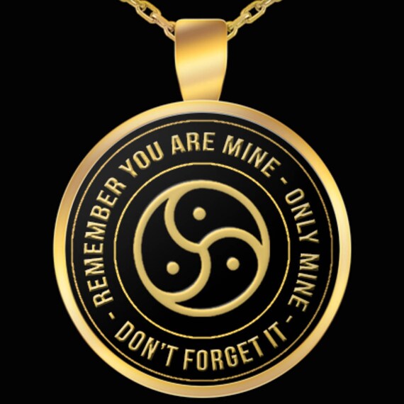 Custom Pendant Necklace Triskelion - Custom Picture Pendant